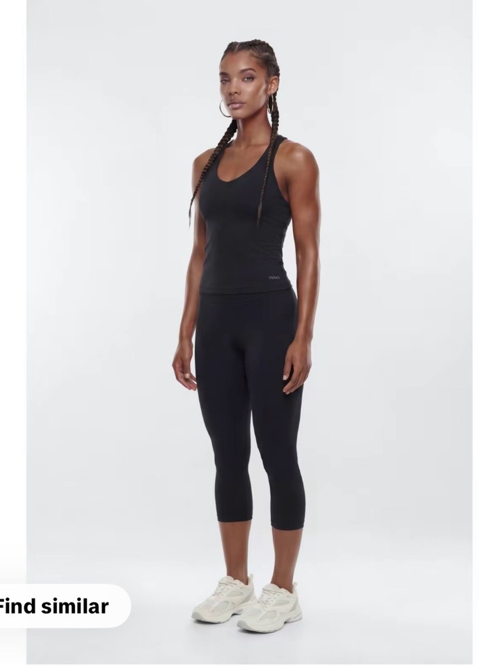 Fashion Nova Black Capri Leggings